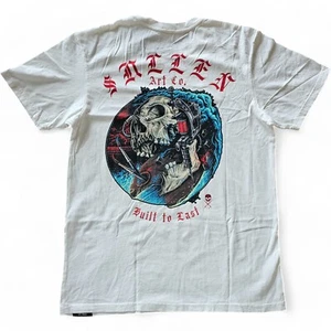 Men's Sullen Art Collective Ride Through Vintage Tattoo Skull Tee T-Shirt S-XXXL - Picture 1 of 2