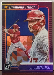 2021 Panini Donruss Diamond Kings BLUE #14 Mike Trout   M33 - Picture 1 of 1