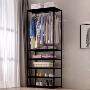 Heavy Duty Clothes Rail Hanging Rack Garment Display Stand Shoes Storage Shelves - Picture 1 of 5