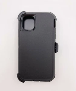 Funda con clip para iPhone 11 11 Pro MAX Defender (clip de cinturón se adapta a Otterbox) negra - Imagen 1 de 5