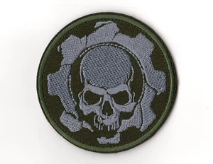 Green Skull Patch | Military Army Biker Gang Motorcycle Club Gear Logo - Picture 1 of 1