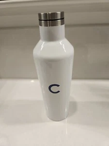 Corkcicle 16 oz Canteen Water Bottle White Letter C NEW - Picture 1 of 4
