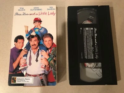 Three Men and a Little Lady (VHS, 1991) Tom Selleck, Ted Danson Foto 1 de 3