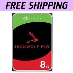 IronWolf Pro 8 TB Internal HDD - Ultimate Storage for Multi-User NAS Solutions - Picture 1 of 9