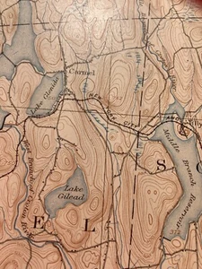 original 1907 USGS map Carmel, Brewster, Katonah, NY  Ridgefield, CT - Picture 1 of 10