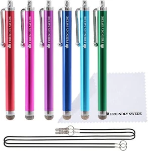 The Friendly Swede 6er Set Hot Pink/Aquablau/Grün/Dunkelblau/Rot/Lila - Bild 1 von 8