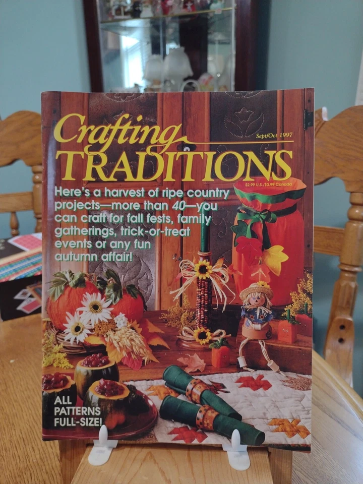 Crafting Traditions Magazine  Sept/Oct 1997 ALL PATTERNS FULL SIZE. AQ3 - Image 1 of 1