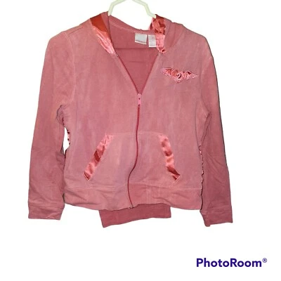 Xhilaration Rosa Sudadera con Capucha Cremallera Sudadera Chaqueta Talla XL / Pantalón Talla M Foto 1 de 4