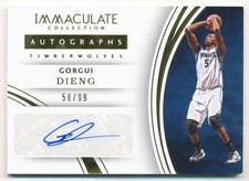 2015-16 Immaculate Collection Autographs #23 Gorgui Dieng /99 