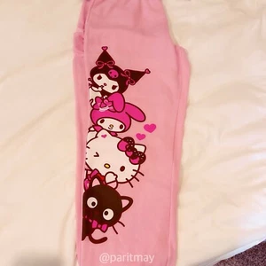 Women's Hello Kitty and Friends Pink Valentine’s Day Jogger Sweatpants NWT (XXL) - Picture 1 of 5