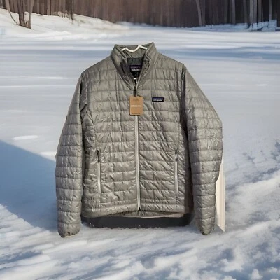 NWT $239  Patagonia Men's Nano Puff  Lightweight Jacket Sleet Green Size S - Image 1 of 4