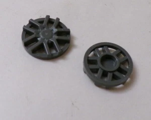 Tapacubos Lego (x2) gris azulado oscuro 10 radios (en 5 pares), 24308a (028-15) - Imagen 1 de 1