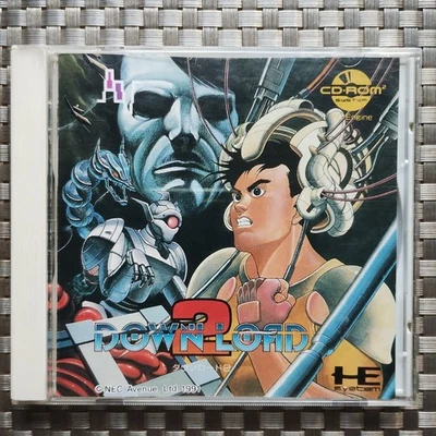 Down Load 2 CD ROM PC Engine Turbo Grafx Retro Used Game Good NTSC-J JP - Image 1 of 4