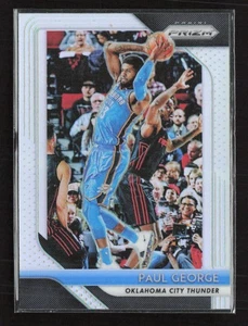 2018-19 Panini Prizm #49 Paul George Prizms Silver Oklahoma City Thunder (LS) - Picture 1 of 2