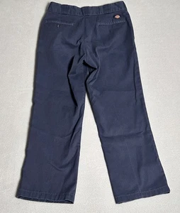 Dickies Pants Men Size 34 x 29 Blue Carpenter 874 Original Fit Work Wear EC - Picture 1 of 12