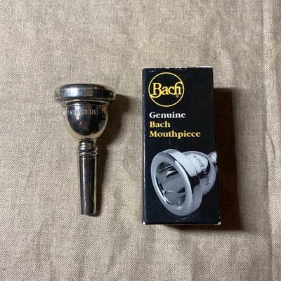 Boquilla Bach Clásica Trombón Plateada Vástago Pequeño 12C Foto 1 de 4