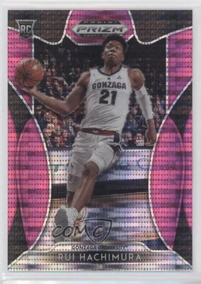 2019-20 Panini Prizm Draft Picks Pink Pulsar Prizm Rui Hachimura #10 Rookie RC - Image 1 of 2