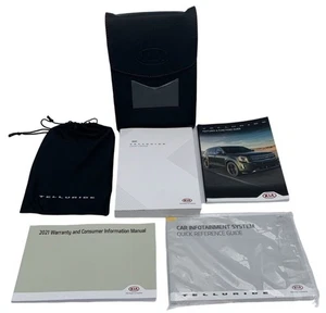 2021 Kia Telluride Owner's Manual Set With Warranty & Car Infotainment Guide - Picture 1 of 8