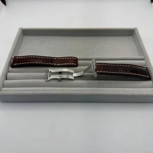 Breitling D-Schnalle braun Ledergürtel Breitling 22-20 - Bild 1 von 6