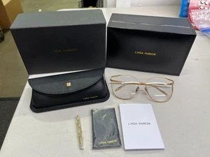 Linda Farrow - Joanna Rosegold Cat Eye Brille - LFL996C7 - Bild 1 von 8