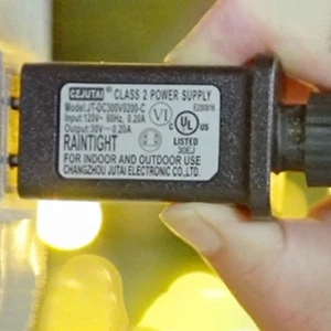 7-7.5ft Christmas Tree Power Supply Cord 3-Section Replacement Light String - Picture 1 of 2