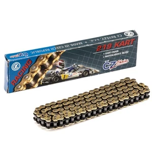 CZ Chains 219 Pitch High Quality O Ring Kart Chain - 112 Links Length - (K575B) - Afbeelding 1 van 5
