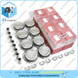 8x Pistons & Rings Kit STD Φ89mm 22mm For BMW E71 X5 X6 M E70 S63B44A 4.4T V8 - Picture 1 of 6