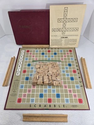 Vintage Scrabble Game 1976 Selchow Righter 100% COMPLETE - Image 1 of 4