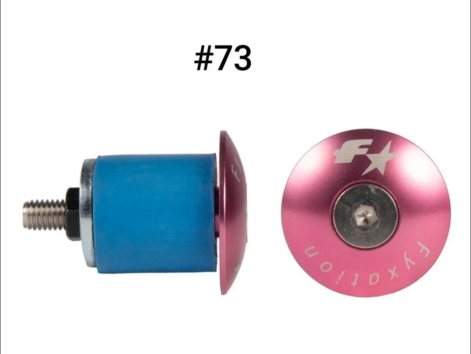 Tapas de extremo de barra ajustadas Fyxation Pink Track nuevas #73 Foto 1 de 4