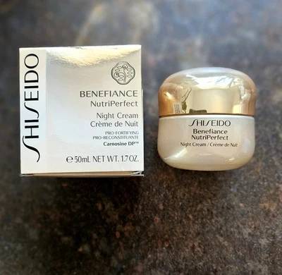 Shiseido Benefiance Nutriperfect Crema de Noche Pro Fortificante Carnosina DP 1,7 oz  Foto 1 de 3