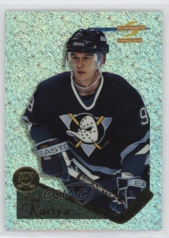 1995-96 Pinnacle Summit Summit Ice Paul Kariya #2 HOF - Image 1 of 2