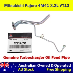 Tubo de alimentación y retorno de aceite turbo cargador original para Mitsubishi Pajero 4M41 3,2 L VT13 - Imagen 1 de 7