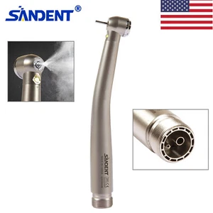 NSK Style Dental LED E-generator Fiber Optic High Speed Handpiece 2 Hole SDB USA - Picture 1 of 16