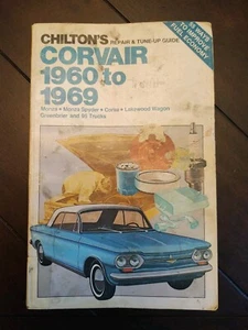 Chilton's Corvair 1960 to 1969 Repair Guide - Imagen 1 de 3