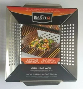 Mr. Bar-B-Q 06034Y Stainless Steel Vegetable Grill Basket - New - Picture 1 of 5