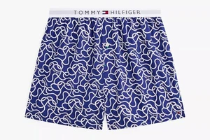 1 Tommy Hilfiger Woven Boxershorts - Limited Edition! WEISSER BUND (Größe: M) - Bild 1 von 12