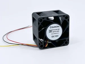 PF40281B4-Q040-G99 SUNON 40mm x 40mm x 28 mm Fan 12VDC 9000RPM Tach Auto Restart - Picture 1 of 6
