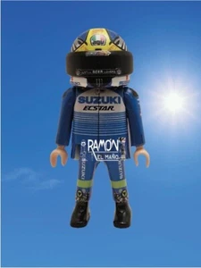 Custom playmobil Joan Mir motogp motociclismo suzuki ecstar cheste motorland - Imagen 1 de 6