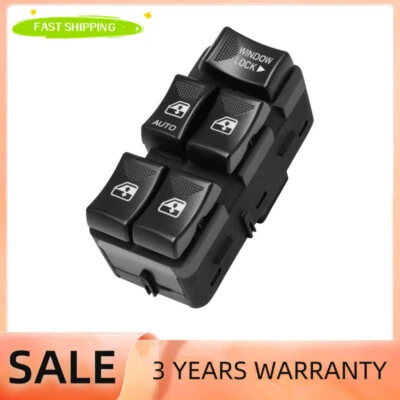 New Front Left Master Window Switch For 2002-2005 CHEVROLET IMPALA 3.4L 3.8L V6 Foto 1 de 4