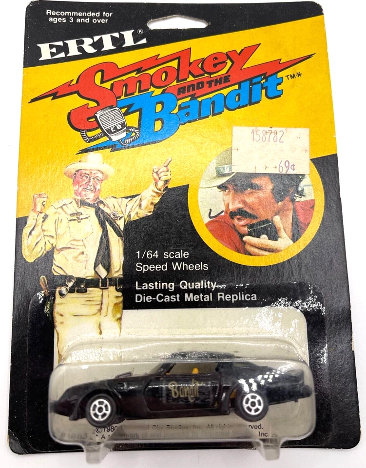 Pontiac Firebird ERTL Smokey And The Bandit escala 1/64 transmisión automática negro - nuevo en caja Foto 1 de 4
