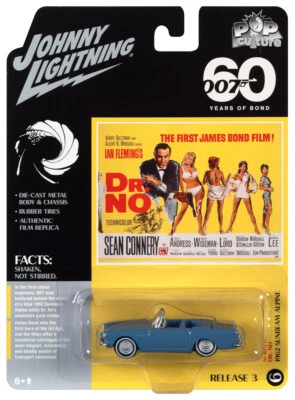 James Bond - Dr No - 1962 Sunbeam Alpine Tiger JLSP218 1/64 Johnny Lightning  Foto 1 de 3