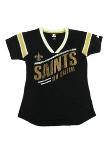 New Orleans Saints Starter Damen T-Shirt mit V-Ausschnitt - Bild 1 von 9