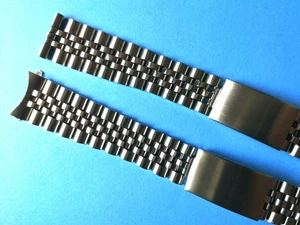 Edelstahlband Uhrenarmband Jubilee massiv 20mm Gerader und Runder Anstoss / 140 - Bild 1 von 12