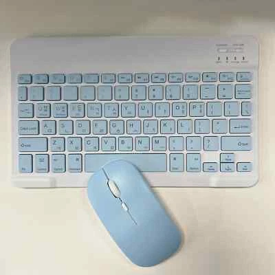 Korean Language UltraThin Bluetooth Keyboard&Mouse Set Rechargeable Multi-Device - Image 1 of 4