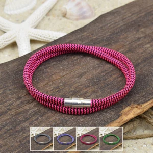 ❦ Pulsera JO | Paracord | 4 mm | Surfer | Cierre magnético | 02 ❦ - Imagen 1 de 7
