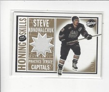 2002-03 UD Vintage Honing Skills Gold Steve Konowalchuk JERSEY Capitals /50 