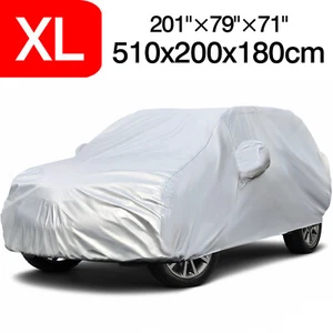 Waterproof Full Car Cover For SUV Van Truck In Out Door Dust UV Ray Rain Snow - Picture 1 of 13