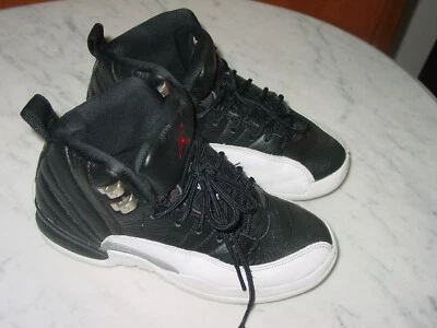 2012 Nike Air Jordan Retro 12 White/Black 153265-006 Shoes Size 4.5Y Sold As Is! - Image 1 of 4