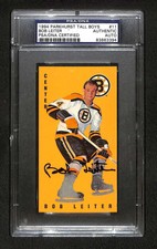 1994-95 Parkhurst Tall Boys Bob Leiter PSA/DNA Cert Auto #11 Authentic Z9713