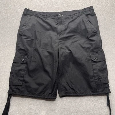 Buffalo David Bitton Men's 42 Black Multi-pocket Cargo Shorts. - Image 1 of 4
